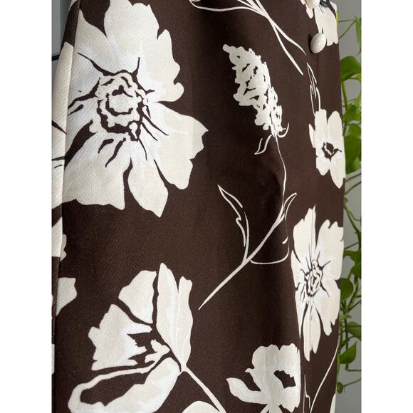 Tory Burch Twill Crepe Wrap Skirt - Picture 3 of 7
